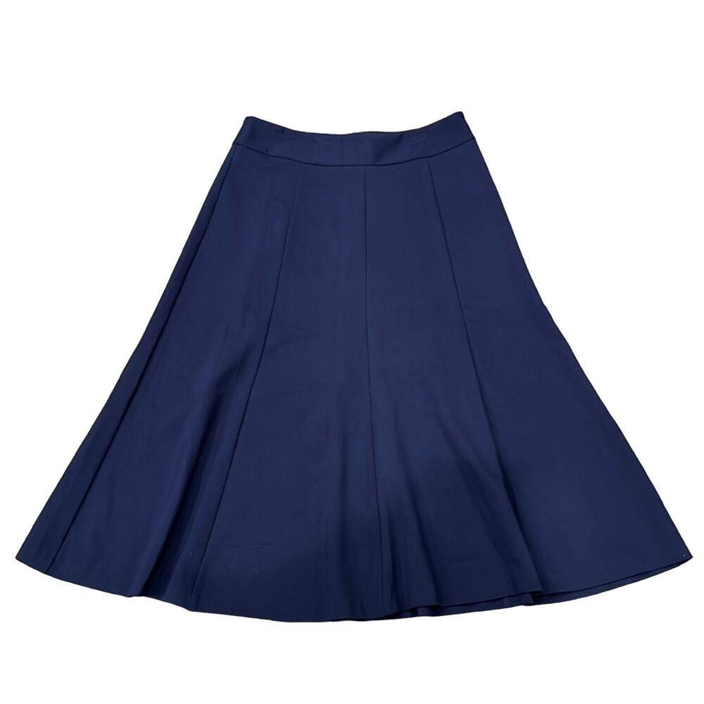 Coldwater Creek Women's Midweight Midi Skirt Navy Size 14